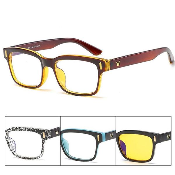 Neues Markendesign Antiblau -Licht -Brillen Rahmen Blockierungsfilter reduziert die digitale Augenstamm.
