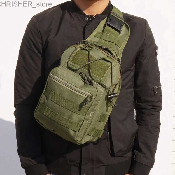 Bolsas ao ar livre bolsas táticas de escalada de bolsas de ombro ao ar livre Camping Exército de caça ao exército de viagens Trekking Molle Bagl231222