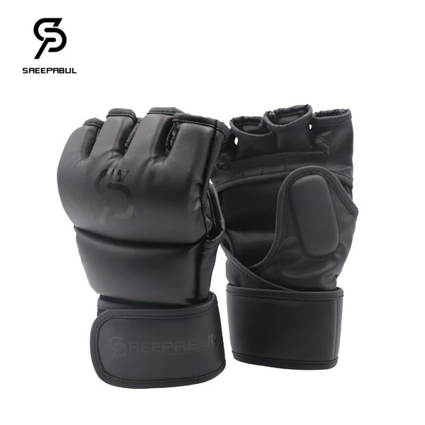 Professionelle MMA Halffinger -Kämpfe kämpfende Boxhandschuhe verdickte Sanda Free Mixed Martial Arts Training 231222