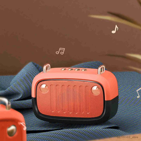 Alto -falantes portáteis Novo Cool Portable Bluetooth v5.0 Alto -alto -falante de trabalho de trabalho de tempo de trabalho ao arredores externo Disco/Radio FM Subwoofer sem fio