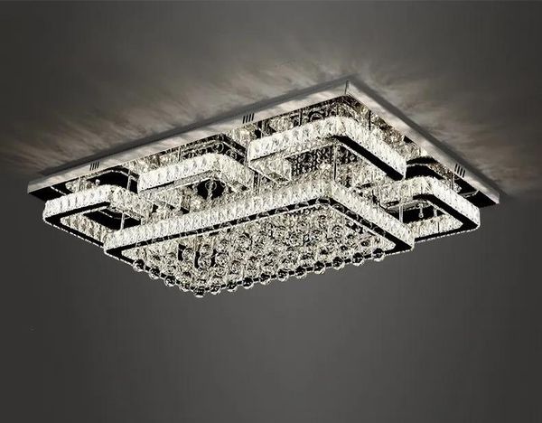 Avizeler Modern Avizeler Tavan Işıkları Oturma Odası Lüks Gümüş Tavan Işık Yatak Odası Kristal Lambalar Yemek Kristal Armatürler Kitchen