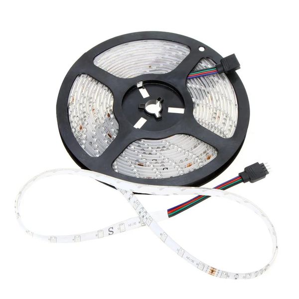 Strisce RGB LED Strip Light Auroproof 5M SMD 3528 300 LED/rotolo + 44 tasti Remoto + 12v 2A Alimentatore US UE UK AU Plug Party