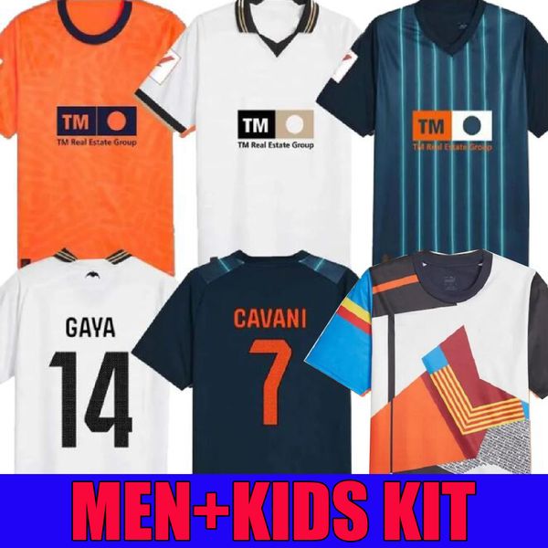 23 24 Jerseys de futebol da Tailândia Cavani Guedes Gameiro Camisetas de Futbol Rodrigo Gaya M.Gomez Men Kit Kit Camisas de futebol 2023 Rivero C.Soler Cheryshev