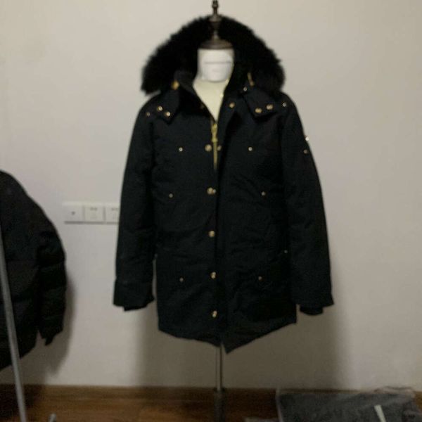 Designer Men Winter Down Down Jackets Canada Casacos de lazer ao ar livre O sobretudo à prova de vento à prova d'água à prova de neve, espessura de colla real lobo lobo moeses s30d knuckles gooses