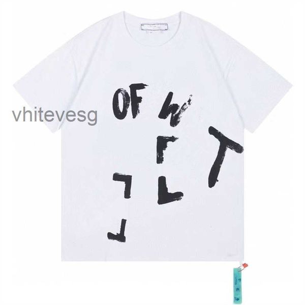 Мужские футболки w Летние женские дизайнеры с коротким рукавом модные футболки 2324 S Дизайнерские футболки для дышащих хлопковых белоснежных черных рубашек Письмо jhhh