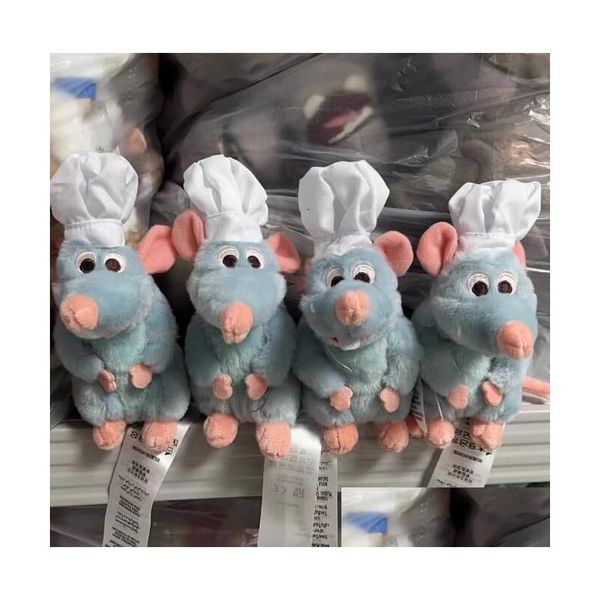 Animais de pelúcia recheada 10 cm de cozinha rato king boneca pano de brinquedo de pano de aniversário para homens e mulheres com ímãs para sentar em shoders dr dhchd