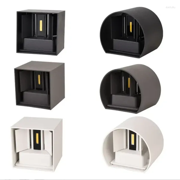 Lâmpadas de parede Lâmpada de pátio à prova d'água IP65 ao ar livre Caminhão do corredor da varanda Piagem de corredor Decorativa iluminação LED de luz de luz decorativa