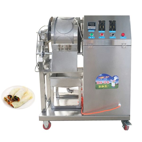 Máquina automática de bolo de pato assado comercial mil camada de mil camada durian crosta roll spring roll machine ovo bolo