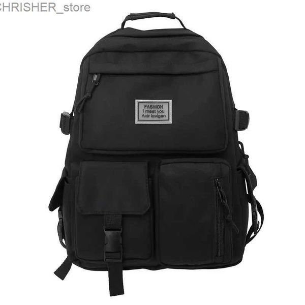 Bolsas ao ar livre Multi-bol bolsa e feminino Inserir mochila de fivela laptop Backpack de grande capacidade Bolsas de livros casuais