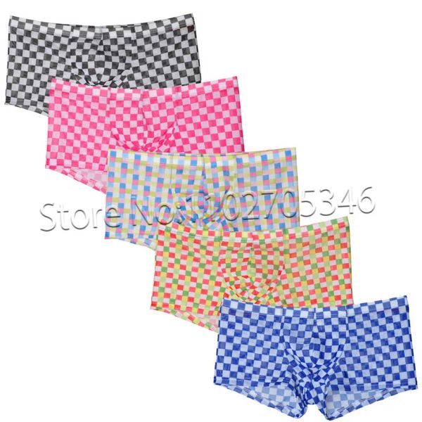 Masculino boxer cueca roupas íntimas complacas complica