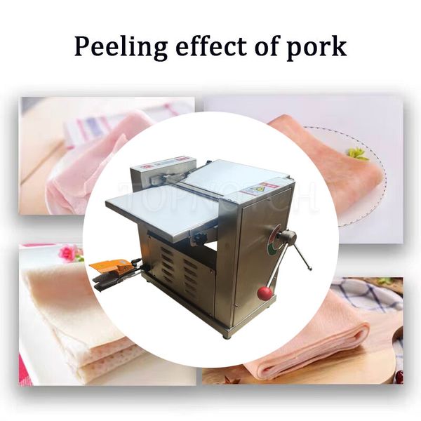 Attrezzatura della carne in acciaio inossidabile commerciale Macchina peeling per peeling Carne Skinning Machine