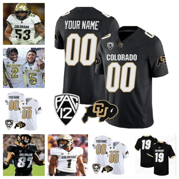 College Travis Hunter Football Jersey Colorado Buffaloes NCAA Jack Bailey Cole Boscia Amari McNeill Jacob Woida Shane Cokes Gavin Kuld Ryan Staub Javon Antonio