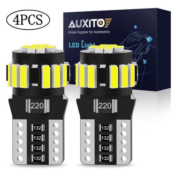 Auxito -PCs T WW LED -Glühbirne Canbus Kein Fehler LED LEG Light SMD Car Signal Lampe Innenparkposition Lichter Weiß
