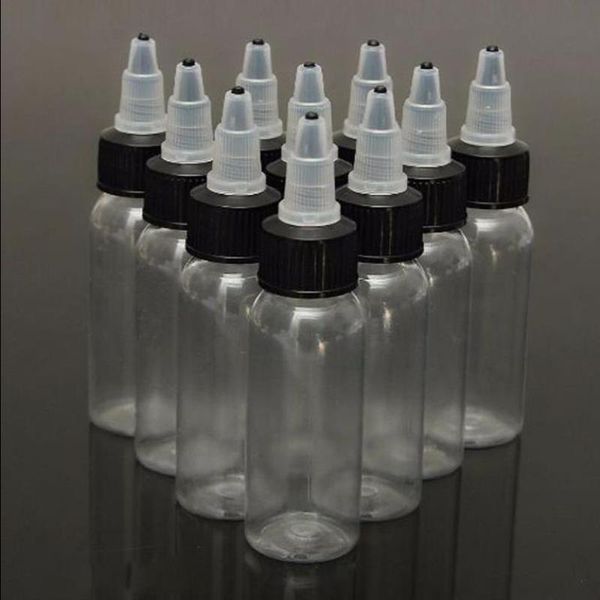 Großhandel 1000 PCS 30 ml Haustierplastikflaschen Hochwertige 1oz -Tropfenflaschen mit Drehkappe für E Flüssigöl BBGAG