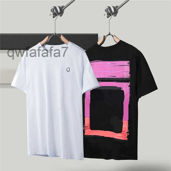 Herren-T-Shirts W Summer Damen Kurzarmdesigner Mode Herren Designer T-Shirt T-Shirts T-Shirt Kleidung weiße schwarze Crew Hals Baumwolls Sx-L T5zn