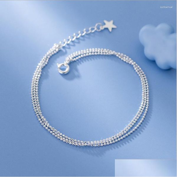 Очарование браслетов мода Mtilayer Chain Cround Bead Bracelet Brangle для женщин Элегантные партийные украшения подарки E792 Drop Delivery Dhcdi
