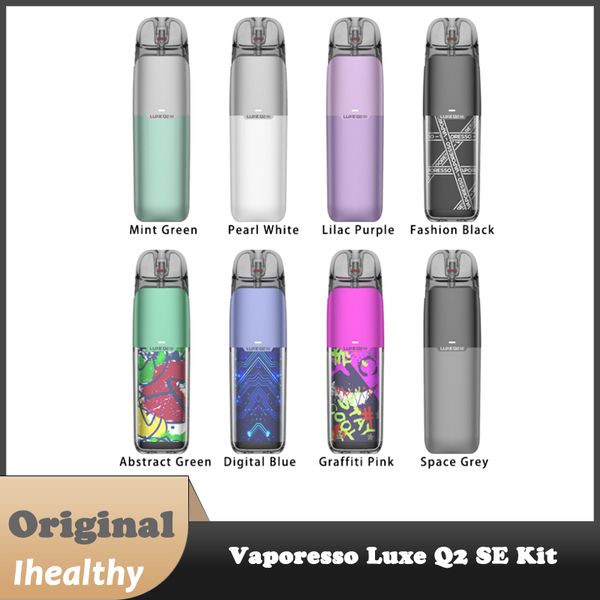 Vaporesso Luxe Q2 SE KIT 3ML Capacidade embutida 1000mAh Bateria de bateria para todos os cartucios q luxuosos