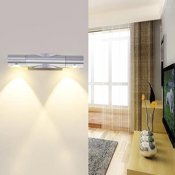 Wandlampe nach unten doppelte Kopflicht Schlafzimmer Bett LED LED LIGHILT HALLWAY CORRIDOR SEIL Home Home Innendekorelle Beleuchtung