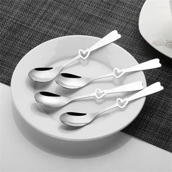 Coffee Scoops Creative Dessert Dince 12G Easy Pulizia rotonda finemente lucidata non graffio bordo liscio tavoli da cucina