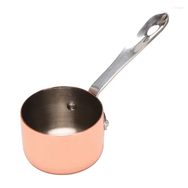 Schüsseln 5x Soße Boote Kupferplattierte Sauce Tasse Milch Französisch Pommes Western Restaurant Spezial Topf 3,8 cm-Abux