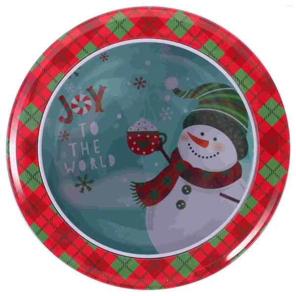Depolama Şişeleri Noel teneke kutular için hediyeler için bisküvi kapları tatlı dekorasyon küçük şeker kurabiye küçük
