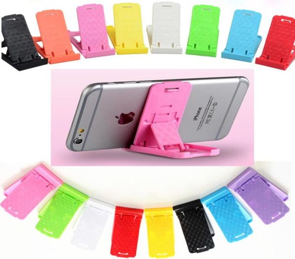 Mini Mini Mobile Celular Holder Stand Folding Ajustável Suporte dobrável Tablet Smartphone Montagem para iPhone 6s Plus 9377424