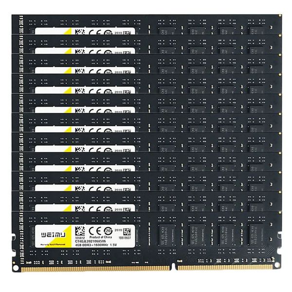 4GBX10 8GBX10 DDR3 1066MHz 1333MHz 1600MHz PC3 1.5V 240 Memórias de mesa de mesa compatíveis All placas -mãe DDR3 Memória Udimm Ram 231221