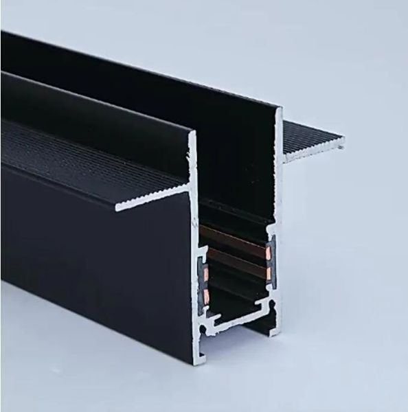 Accessori Portalampada magnetico creativo larghezza 34mm alluminio 0,5M 1M incasso a soffitto sospeso LED montaggio magnetico luci binario incorporato B