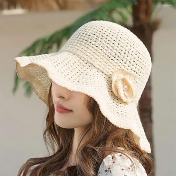 Cappelli larghi brim classici cappello da sole in stile coreano Sun sottile traspirante floppy anti-uv