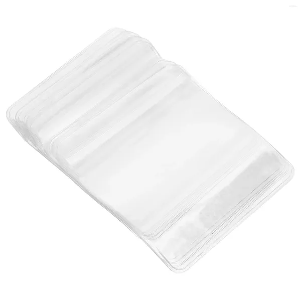 Bolsas de jóias 100 PCs Clear Packaging Bags Organizador de armazenamento Plástico pequeno para auto -descartável