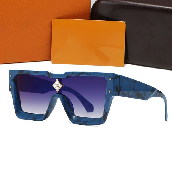 Camo Luxury Designerin Sonnenbrille für Frauen Männer Sonnenbrillen gleiche Sonnenbrille Beach Street Foto Square Sonnies Vollrahmen mit Box 210Y47