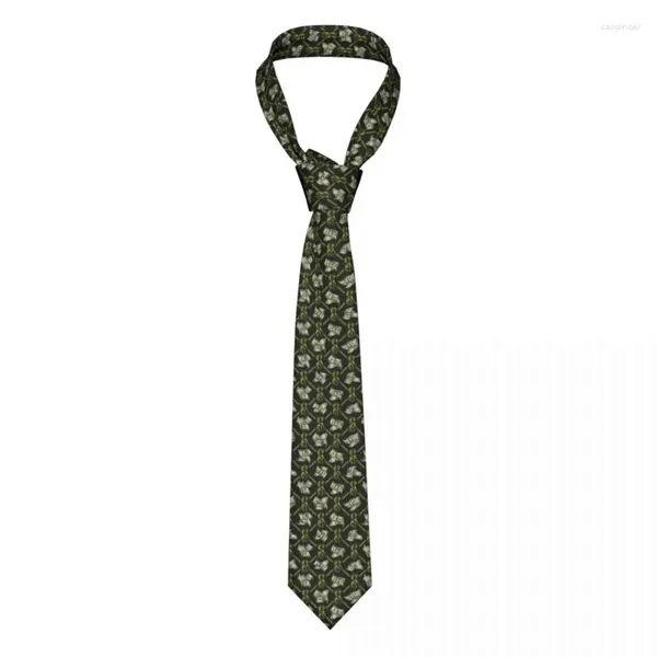 Bow Ties Vintage Dolar Fatura Kravatları Unisex Polyester 8 cm Para Desen Boyun Kravat Erkek Sıska Geniş Gömlek Aksesuarları Cravat Düğün