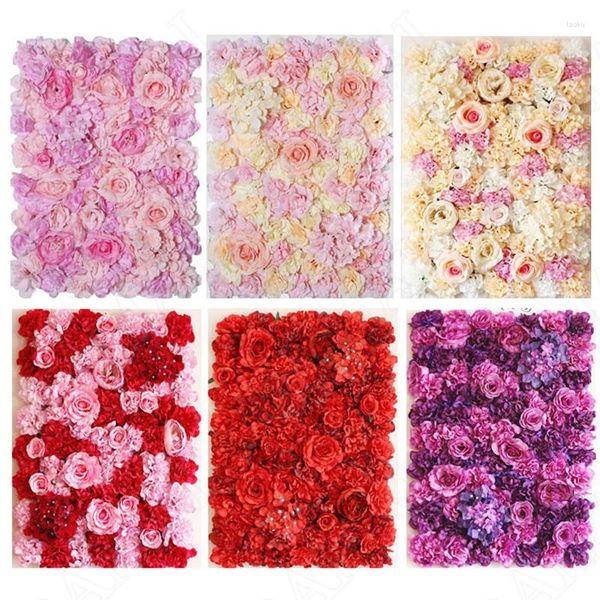 Flores decorativas Criatividade Plástico Artificial Flower Pogra Planta Planta Rosa Antecedentes Decoração Home Modern