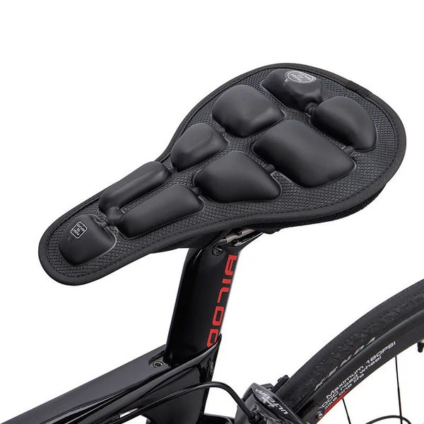 Komfortable atmungsaktive wasserdichte MTB -Fahrradsitz Sattelmassage Schutzregenschutzschutz Außenzykluszubehör 231221