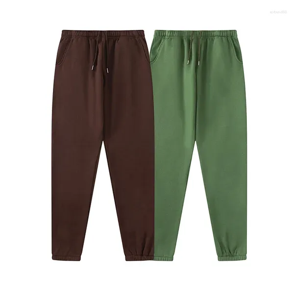 Pantaloni da donna maschile e autunno inverno denso sport versatili sciolti pantaloni alla moda dei pantaloni della tuta
