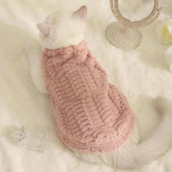 Katzenkostüme Haustierkleidung gepolstert verdickter warmer Knopf Schließ
