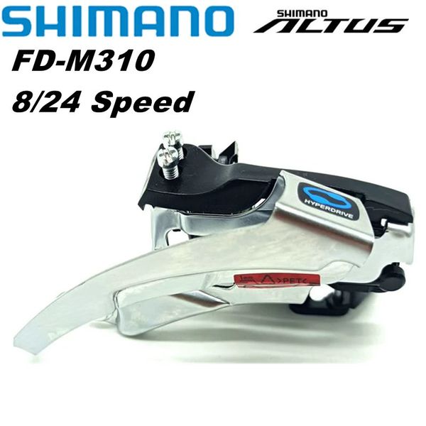 SHIMANO FDM310 DIELEUR traseiro 78 Bicicleta de velocidade dianteira 3x7s 3x8s MTB Mountain Bicycle Shifters 349mm 231221