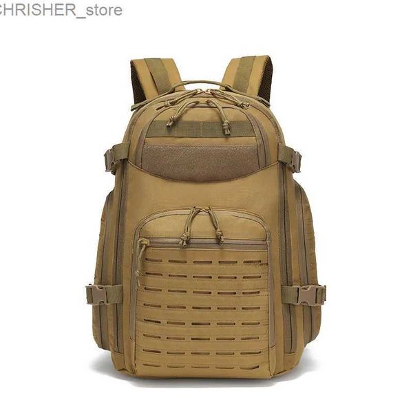 Sagnelli per esterni Nuovi laser 1000D che tagliano MOLLE Backpack militari all'aperto Bag tattico Trekking Rucks di trekking per escursioni per campeggio per caccia dell'esercito Travelingl231222