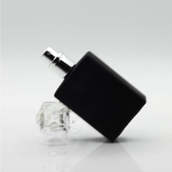 Quartar de spray de spray cosmético e preto e preto quente 50 ml de maquiagem de reabastecimento de reabastecimento de reabastecimento de água de água de maquiagem ASOUA