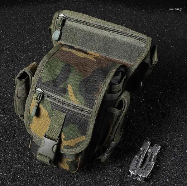 Einkaufstaschen Mobile Tailentasche Multi Zweck und Beinhänge Militärfan im Freien Freizeit -Sporttaktik Kit