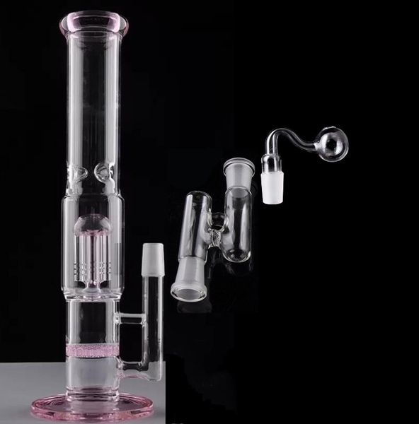 Piattaforme olio riciclatrice di bong di vetro tubi d'acqua caveahs tamponare il tubo di bong per concentrato di percolatori di becher in testa da 14 mm