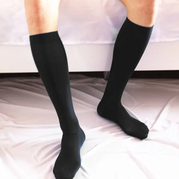 Männer Socken Männer sexy ultradünne Strümpfe weiche dehnbare kniete hohe unsichtbare nahtlose Röhrenkleid Geschenk für exotische Form