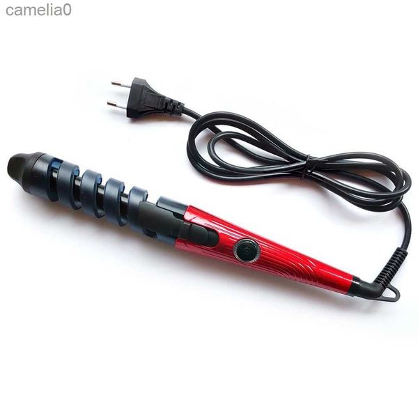 Os rolinhos de cabelo alisadores mágicos de cabelos profissionais curadores elétricos Curl Cerâmico Cabelo Curling Curling Wand Salon Ferramentas de estilo de cabelo Stylerl2312222