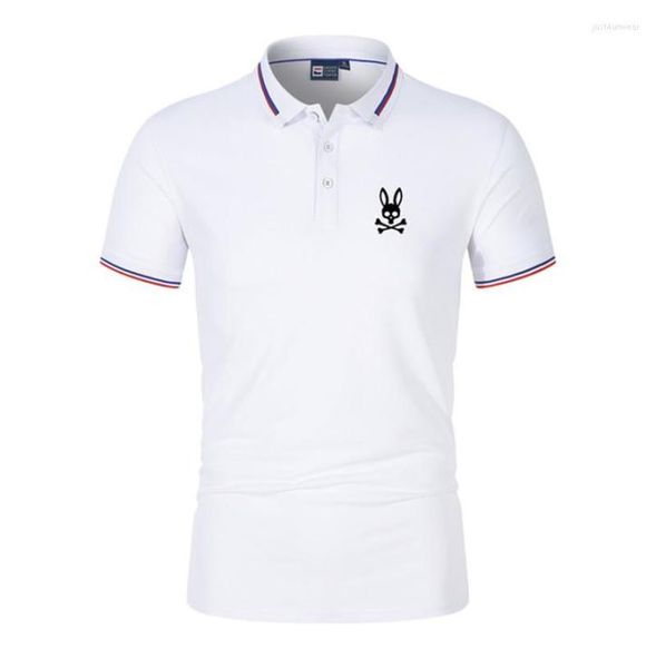 Sport Micro Standard Ghost Rabbit Print Poloshirt Herren Sommer Baumwolle T-Shirt Revers Kurzarm 8061385 2024 Heißer Verkauf