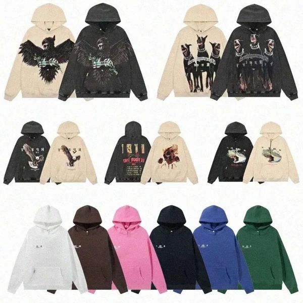 Mens Hoodie Sweatshirts Tasarımcı Mektubu Baskı Sokak Giyim Temsil edilen Hoodie Erkeklerin Vahşi High Street Hoody Top Sıradan Amerikan Trendi 67071