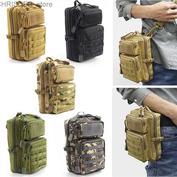 Bolsas ao ar livre bolsa tática multifuncional Mille Molle Hip Cídhar EDC bolsa de bolsa de bolsa de bolsa de bolsa de telefone Bolsas de acampamento Hunting Fanny Packl231222