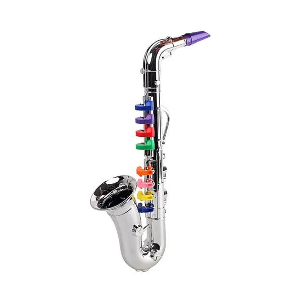 Simulação 8 tons saxofone trompete infantil Instruments musical Party adereços Drop 231221