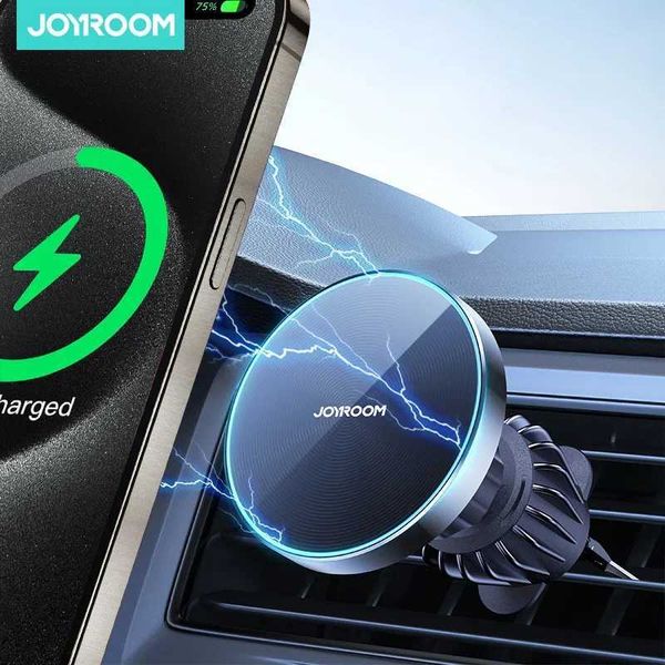 Caricatore wireless per telefono magnetico del titolare dell'auto per iPhone W Mount Fast Charging