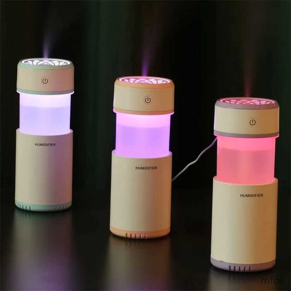 Umidificatori Creative Pull Outs Design Air Humidifier con luci a LED Creatore di nebbia fresca ultrasonica per auto diffusore per aroma USB