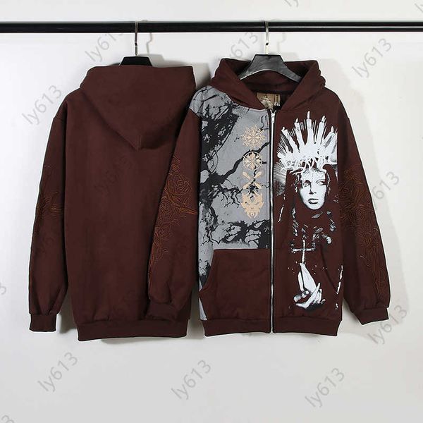 Jaqueta de capuz para masculino Capuz Zip Up Hoodie Sweatshirts